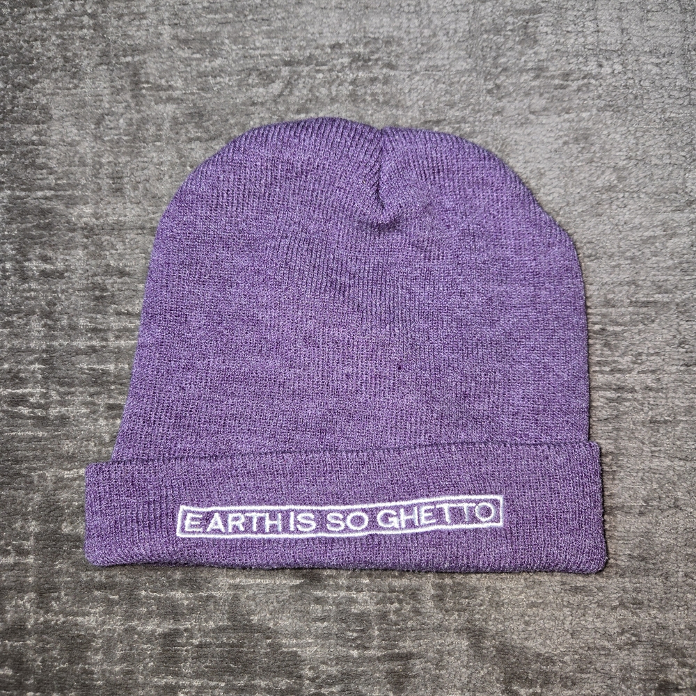 Earth Is So Getto - Purple Beanie